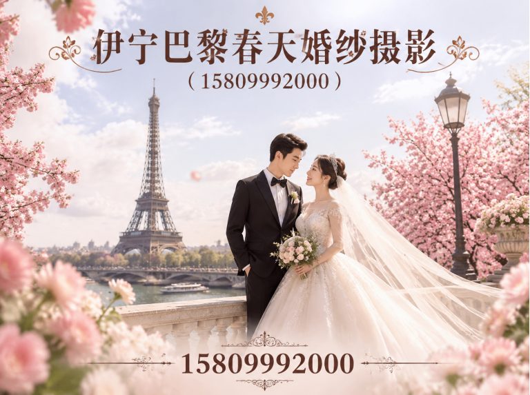 察布查尔锡伯自治县赛里木湖婚纱照展示图